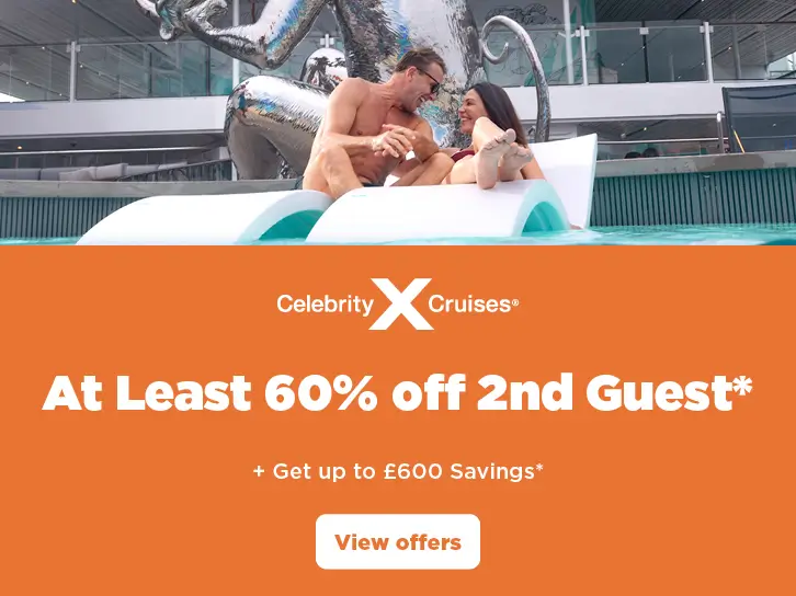 Celebrity At least 60% off 2nd guest*